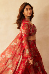 Mrunal Thakur In Mihira Jacket Set