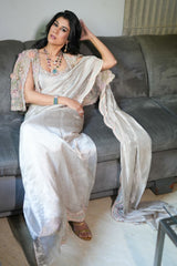 NAVNEET RANDHAWA IN AMOUR SAREE SET