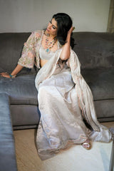 NAVNEET RANDHAWA IN AMOUR SAREE SET