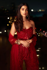 Pooja Hegde In Our Ashira Sharara Set