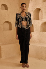 Meghna Pahwa In Lustre Jacket Set