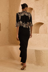 Meghna Pahwa In Lustre Jacket Set