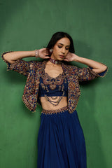 Midnight Whisper Jacket Set