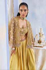 CORALIE CAPE SKIRT SET
