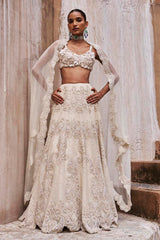 Ivory Bloom Lehenga Set
