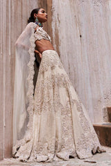 Ivory Bloom Lehenga Set