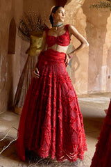 Crimson Aura Lehenga Set