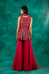 nomadic-heavily-embroidered-fuchsia-peplum