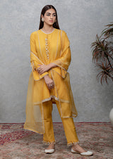 SUNSHINE YELLOW HIGH-LOW CO-ORD SET