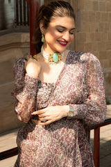 KHUSHNAZ ASHDIN TURNER IN NOMADIC PRINTED CLASSIC SHARARA SAREE