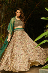 NATASHA LUTHRA IN NOMADIC PRINTED LEHENGA