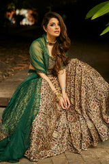 NATASHA LUTHRA IN NOMADIC PRINTED LEHENGA