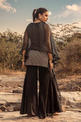 NOMADIC CAPE EMBROIDERED KURTA SET