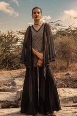 NOMADIC CAPE EMBROIDERED KURTA SET