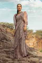 NOMADIC PRINTED CLASSIC SHARARA SAREE