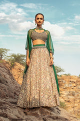 NOMADIC PRINTED LEHENGA