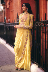 ELARA JACKET SAREE SET