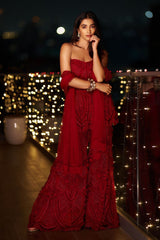 Pooja Hegde In Our Ashira Sharara Set