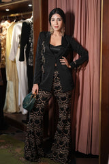 Bahaar In Eclipse Blazer Set