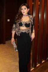 Meghna Pahwa In Lustre Jacket Set