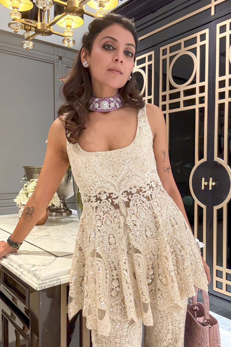 NRITI SHAH IN CLOE PEPLUM SET