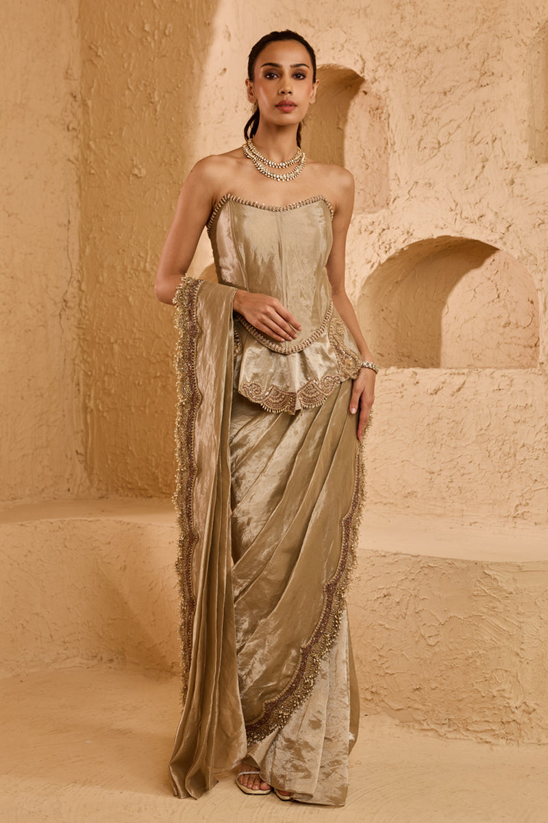 Elysian Drape Saree Set