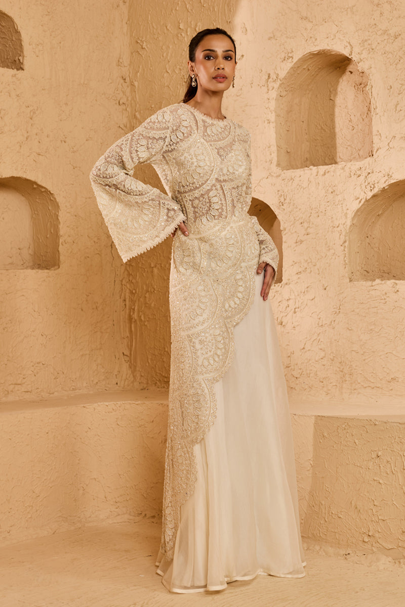 Noorah Asymmetric Kurta Set