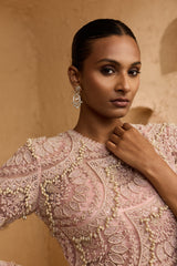 Net Alina Asymmetric Kurta Set