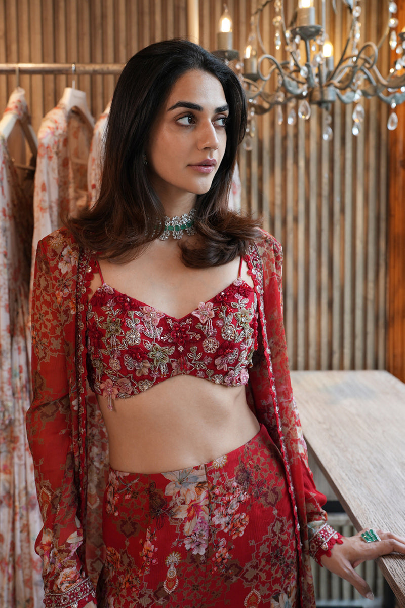 Karma Dhingra In Mihira Jacket Set