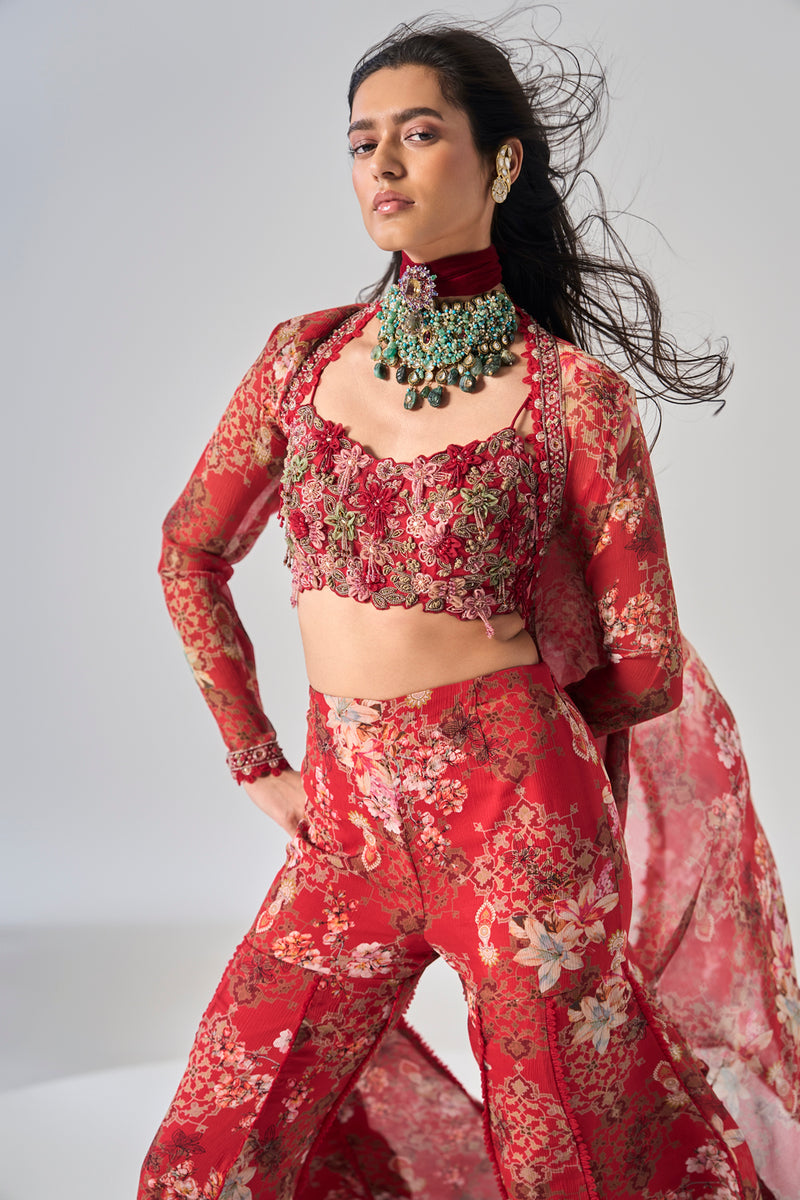 Karma Dhingra In Mihira Jacket Set