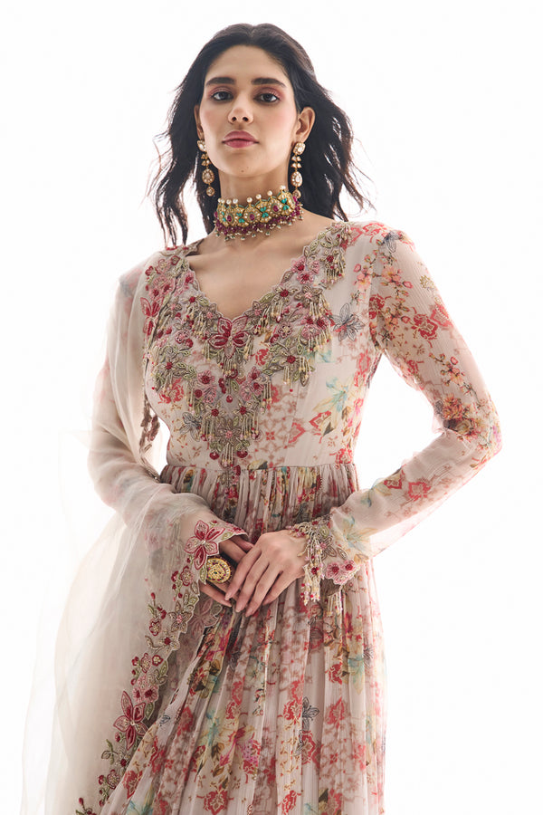 Aksah Anarkali Set