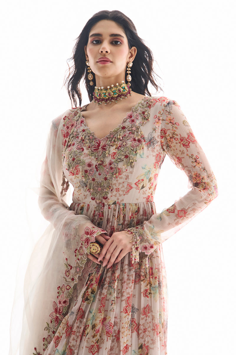 Aksah Anarkali Set