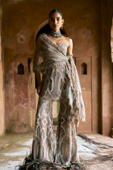 Mocha Sharara Set