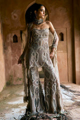 Mocha Sharara Set