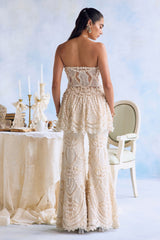 FAYE PEPLUM SHARARA SET