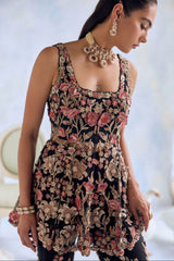 NAYRA PEPLUM SHARARA SET