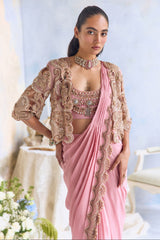 ROSE JACKET SAREE SET