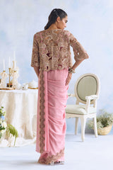 ROSE JACKET SAREE SET