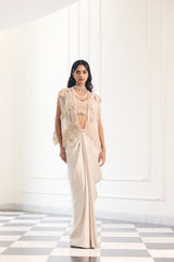 Vara Draped Skirt Set