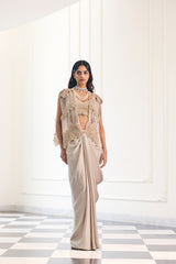Vara Draped Skirt Set