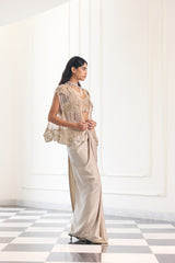 Vara Draped Skirt Set