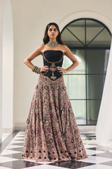 Noor Black Lehenga Set