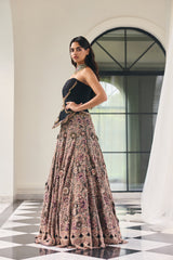 Noor Black Lehenga Set