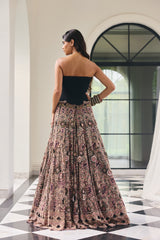 Noor Black Lehenga Set