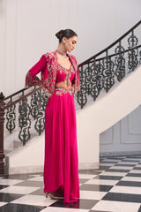 Rani Draped Skirt Set