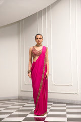 Gulabi Saree Set